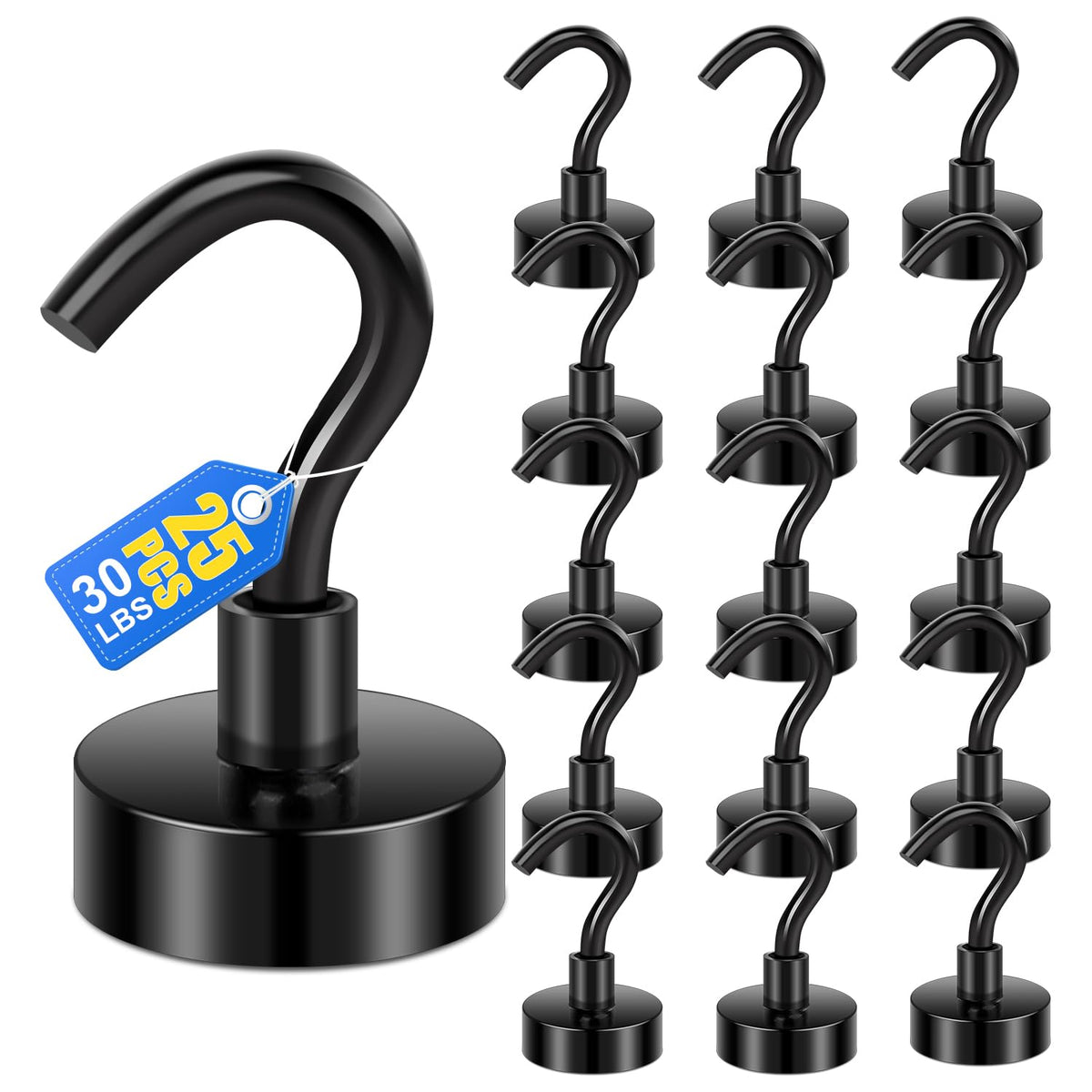 LOVIMAG Magnetic Hooks for Cruise Essentials 2026 Cabins Door 12 Pack-30LBS