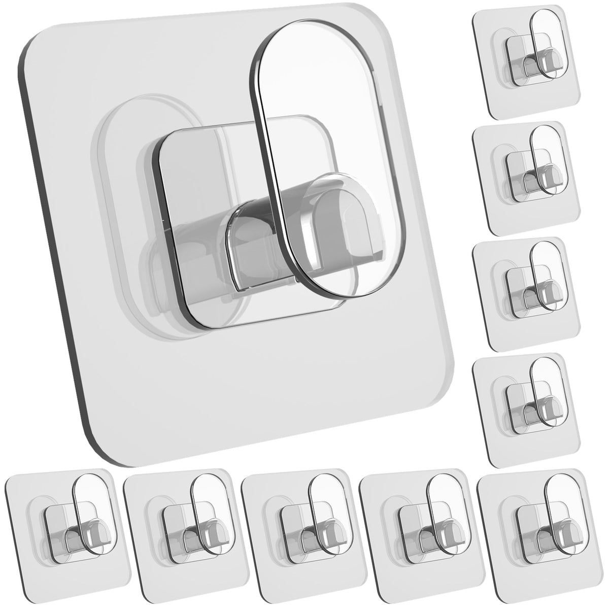 DELITON Towel Hooks for Bathrooms, Wood Decorative Adhesive Hanging Hook