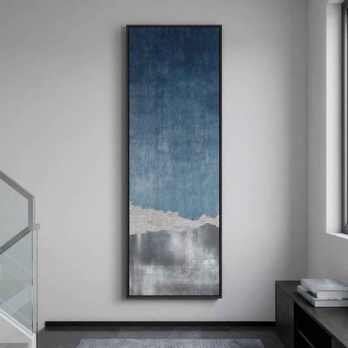 Extra Large Framed Brown Beige Abstract Wall Art for Living Room, 40x60 In