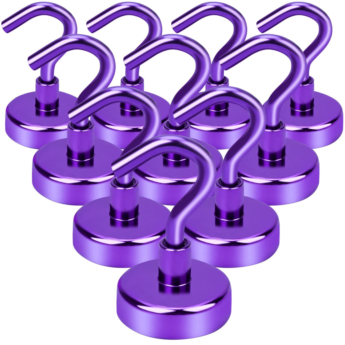 DIYMAG Magnetic Hooks 20pcs 30lbs+ Cruise Essentials 2026 Magnet Hook