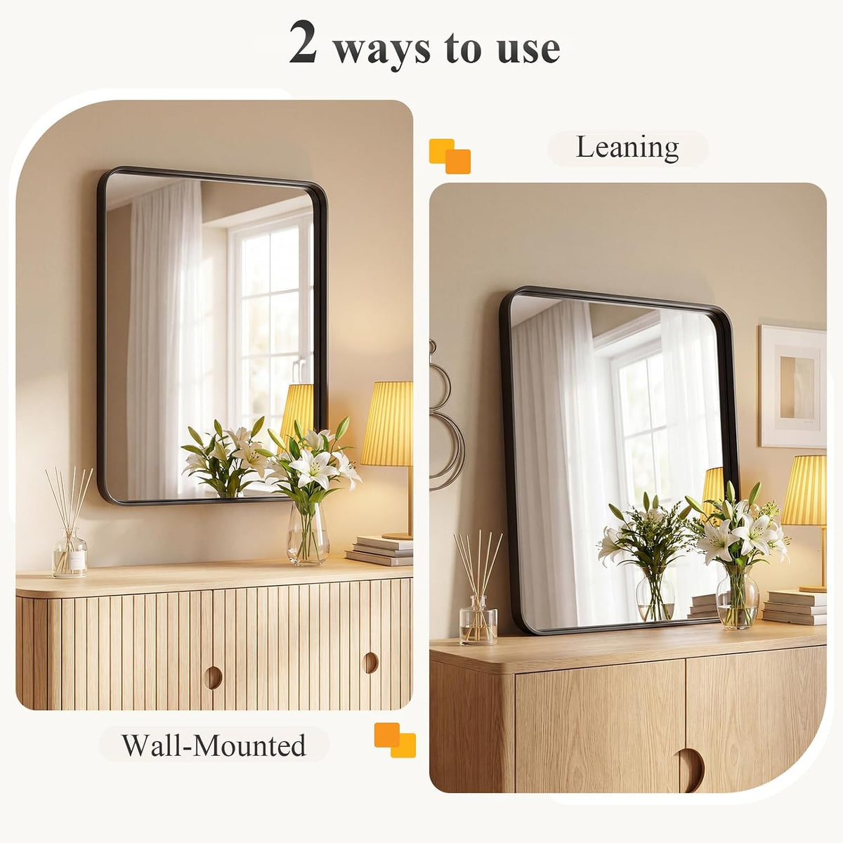 30x22 Inch Bathroom Mirror for Over Sink, Vanity Mirror