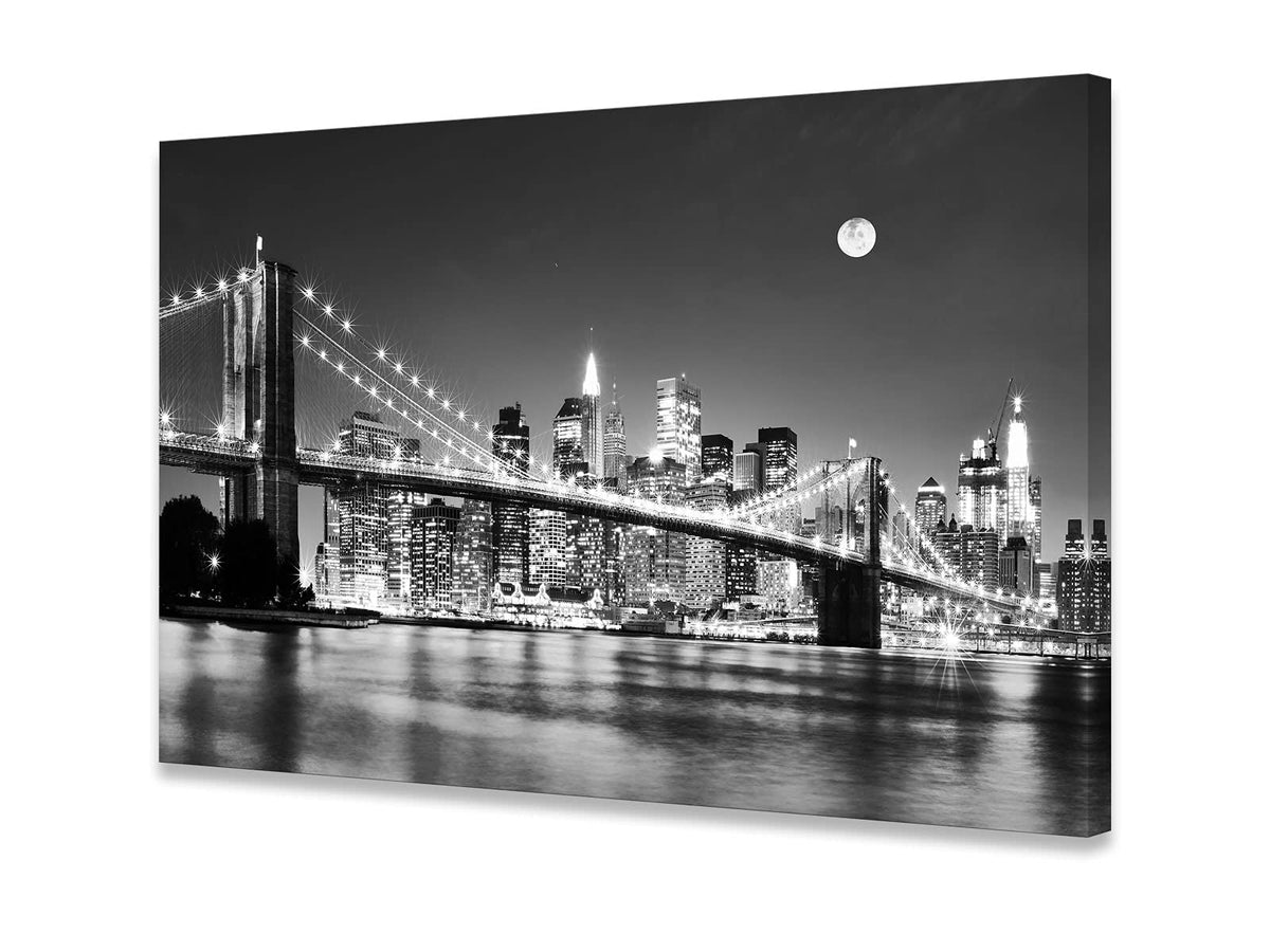 Baisuart A61275 Canvas Prints Abstract Wall Art Print Paintings Grey and Brown Stretched Canvas Wooden Framed for living Room Bedroom and Office Home Decor Artwork XXLarge 30x60inch