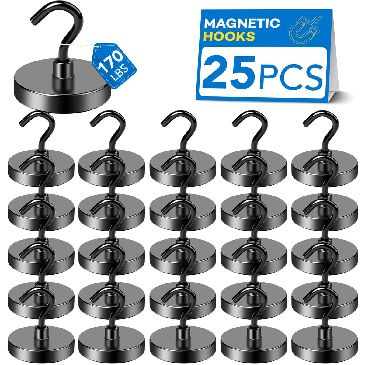 LOVIMAG Magnetic Hooks for Cruise Essentials 2026 Cabins Door 12 Pack-30LBS