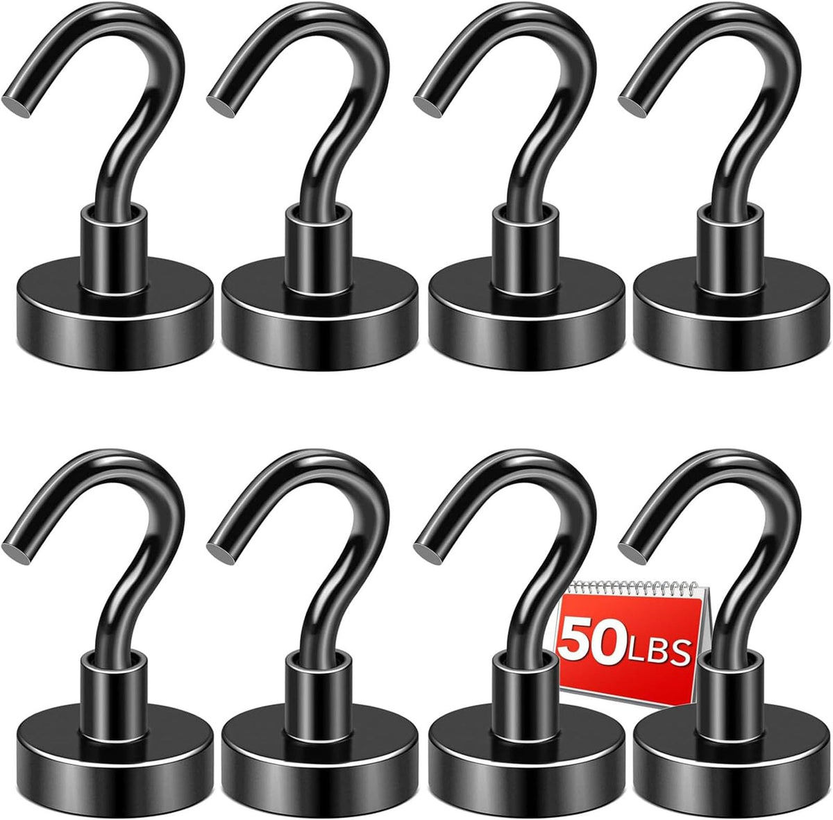 DIYMAG Magnetic Hooks 20pcs 30lbs+ Cruise Essentials 2026 Magnet Hook