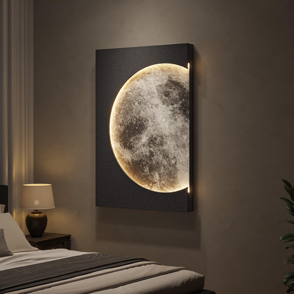 Large Wood Abstract Wall Art for Living Room, Modern 3D Artwork for Walls