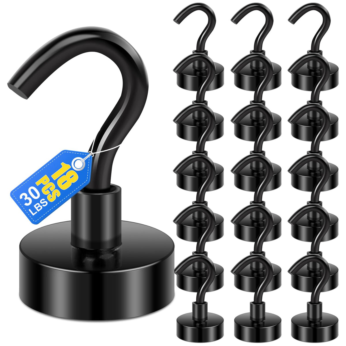 LOVIMAG Magnetic Hooks for Cruise Essentials 2026 Cabins Door 12 Pack-30LBS