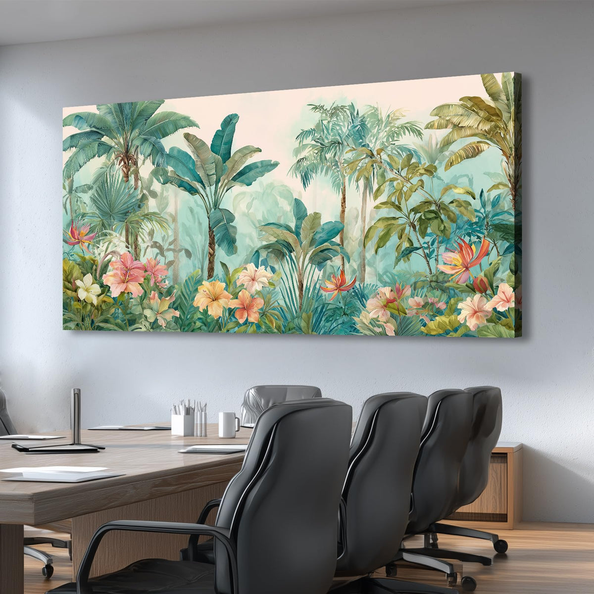 BewDalky Abstract Coastal Beach Wall Art Blue Ocean Waves Canvas Prints Modern Minimalist Landscape Painting Seascape Pictures Artwork for Living Room Bedroom Bathroom Beachy House Wall Decor 20"x40"