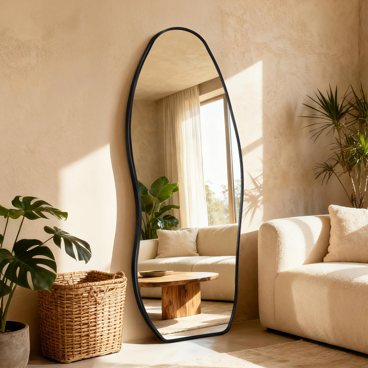 Bathroom Mirror for Over Sink-Black Room Decor Wall Mirror 22"x 36"
