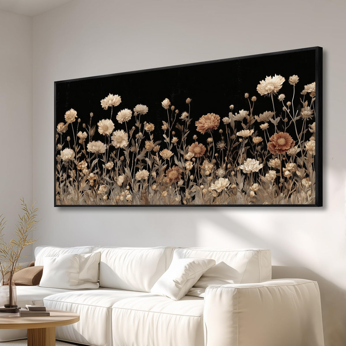 BewDalky Abstract Coastal Beach Wall Art Blue Ocean Waves Canvas Prints Modern Minimalist Landscape Painting Seascape Pictures Artwork for Living Room Bedroom Bathroom Beachy House Wall Decor 20"x40"
