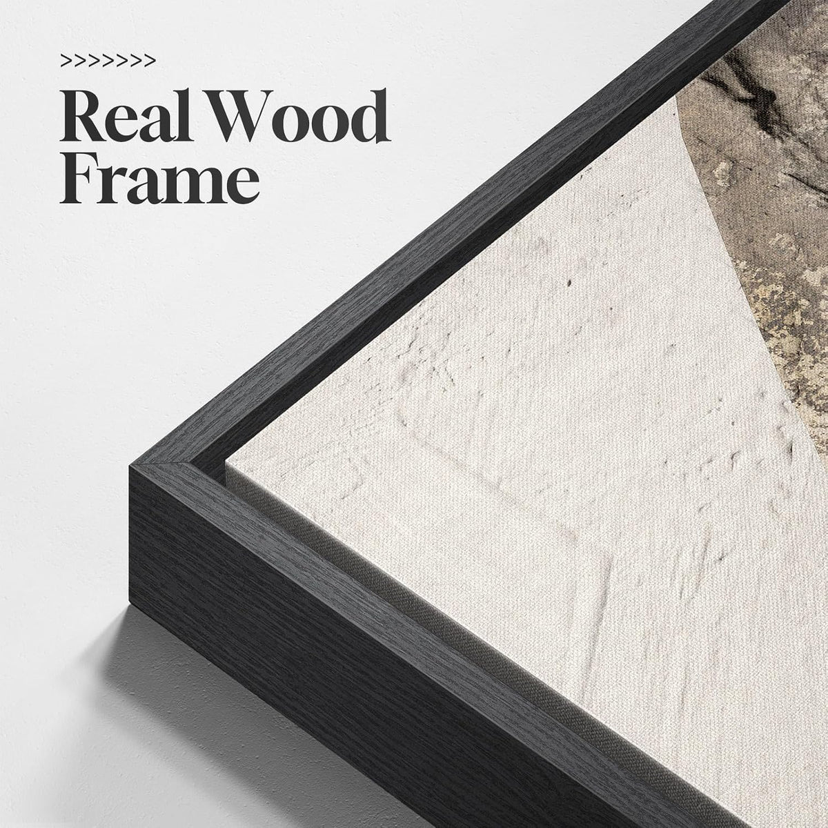 Framed Modern Minimalist Neutral Abstract Wall Art, Set of 3, Each 16x24 In