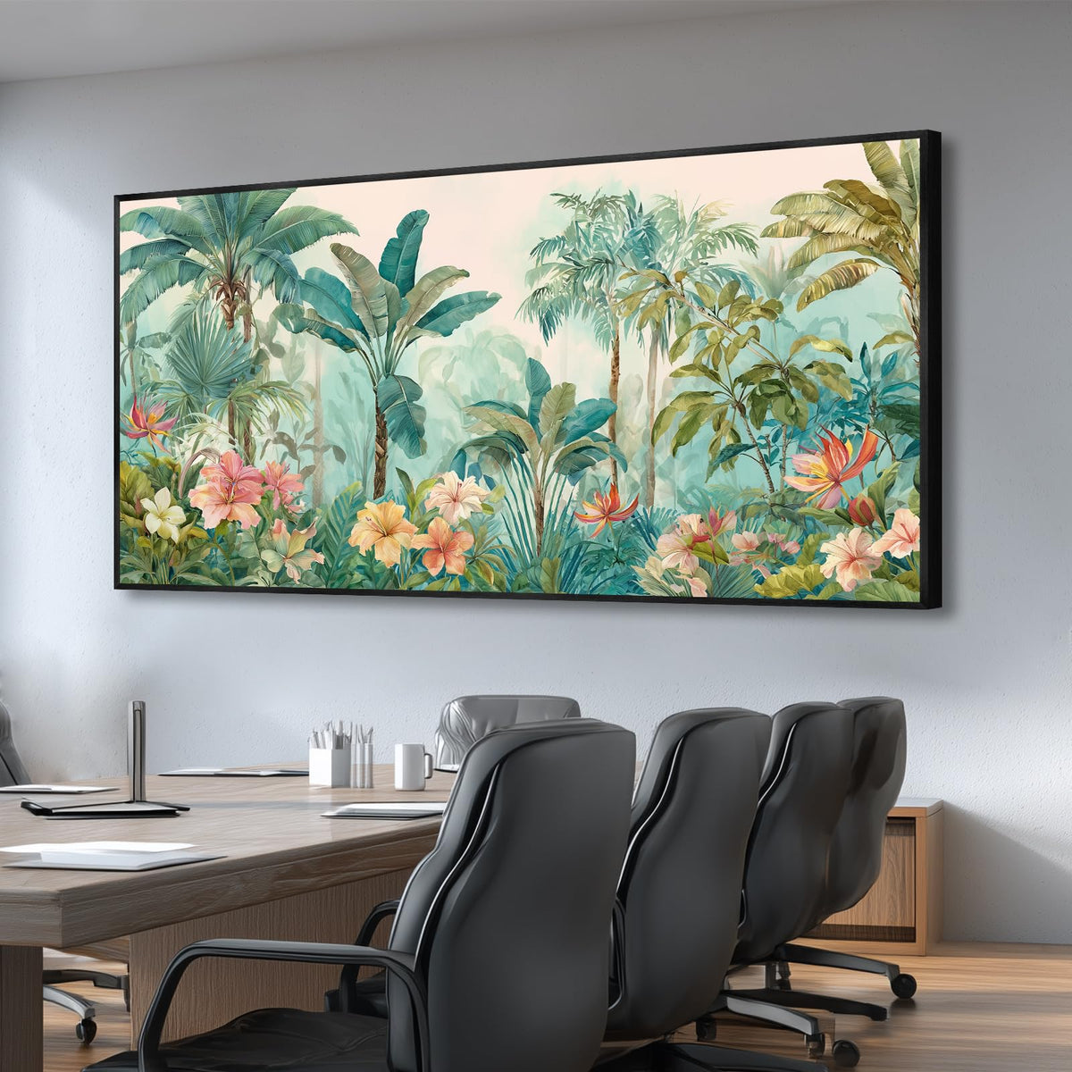 BewDalky Abstract Coastal Beach Wall Art Blue Ocean Waves Canvas Prints Modern Minimalist Landscape Painting Seascape Pictures Artwork for Living Room Bedroom Bathroom Beachy House Wall Decor 20"x40"